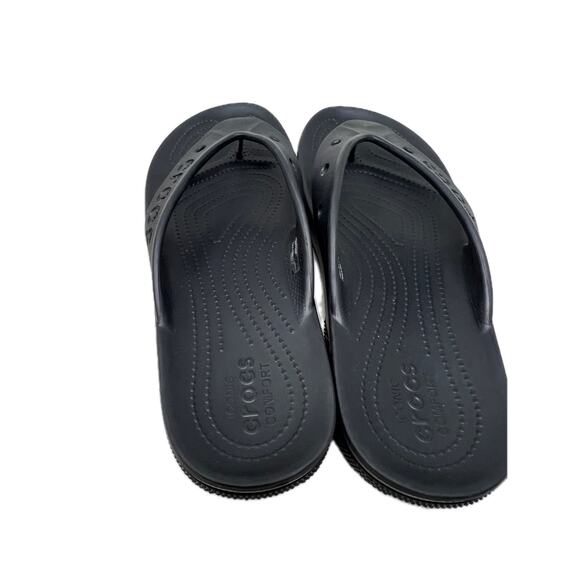 Crocs Sandals/Flip Flops Gray Men's Size 11 - Picture 2 of 5